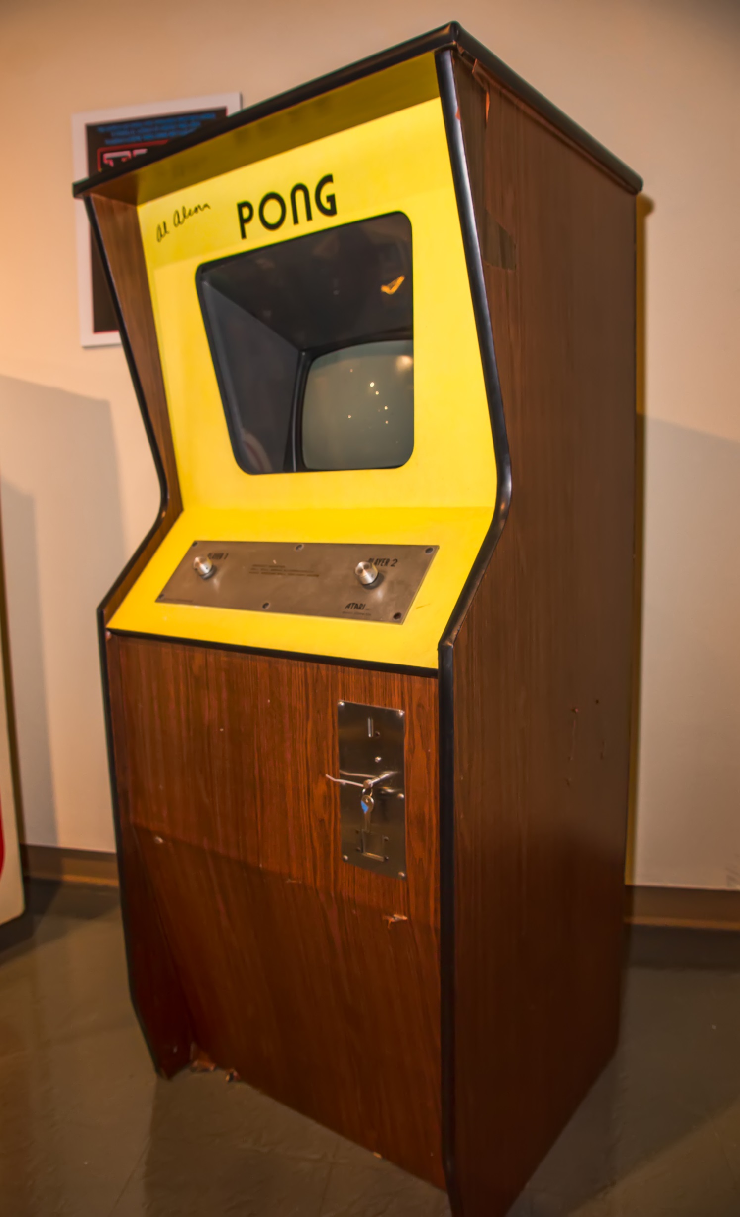 Photo of Atari Pong (Credit: Chris Rand).