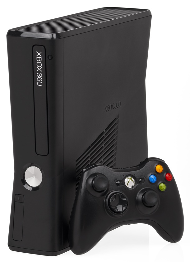 Photo of Microsoft Xbox 360 S (Credit: Evan Amos).