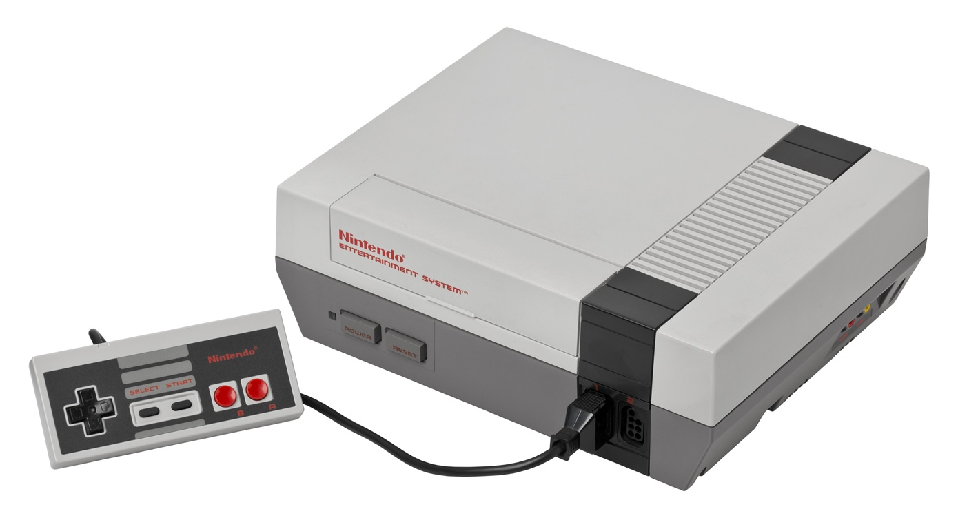 Photo of Nintendo Entertainment System (NES) (Credit: Evan Amos).