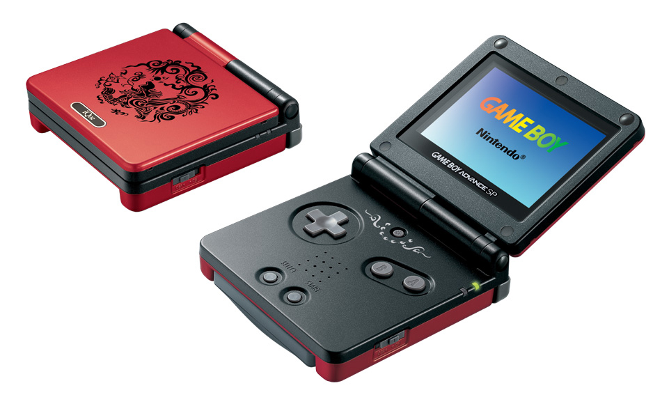 Photo of Nintendo iQue Game Boy Advance (GBA) SP (Credit: GBASP).