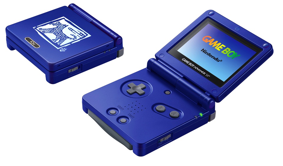 Photo of Nintendo iQue Game Boy Advance (GBA) SP Backlit (Credit: GPASP).