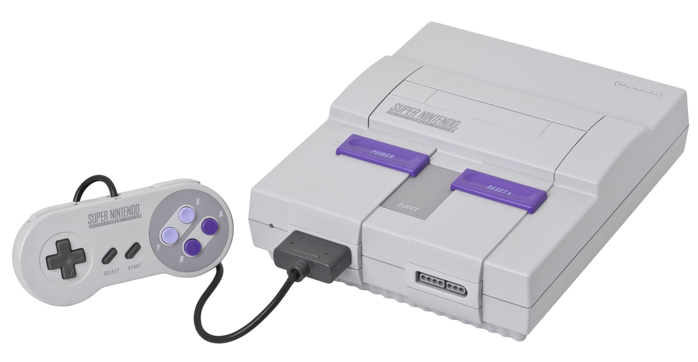 Photo of Super Nintendo Entertainment System (SNES) (Credit: Evan Amos).