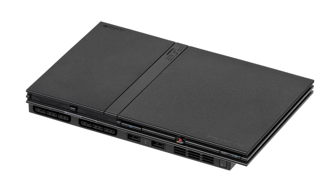 Photo of Sony PlayStation 2 (PS2) Slimline (Credit: Evan Amos).