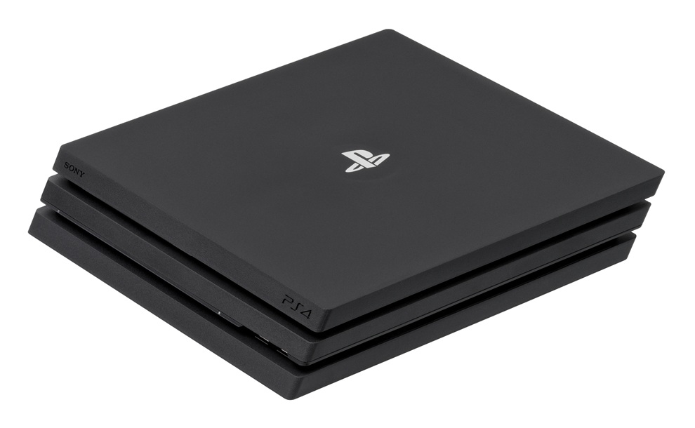 Photo of Sony PlayStation 4 (PS4) Pro (Credit: Evan Amos).