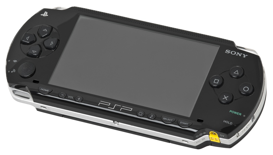 Photo of Sony PlayStation Portable (PSP) (Credit: Evan Amos).