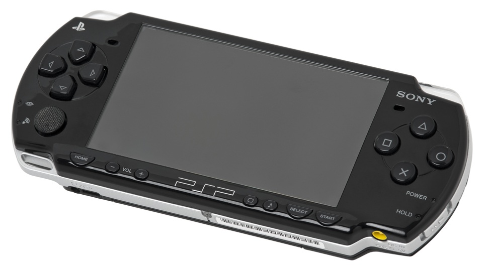 Photo of Sony PlayStation Portable (PSP) Slim & Lite (Credit: Evan Amos).