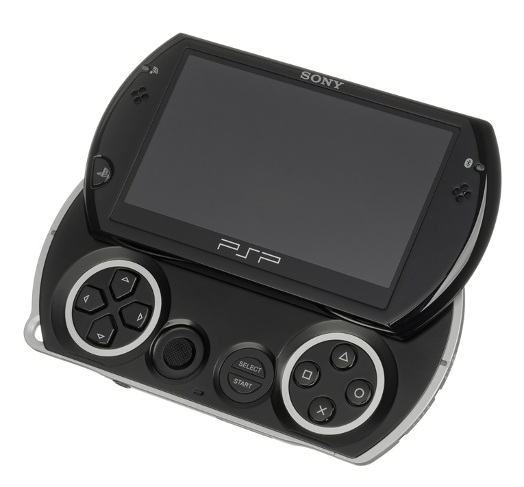Photo of Sony PlayStation Portable (PSP) Go (Credit: Evan Amos).
